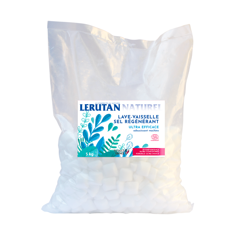 Spoun sel régénérant anti-calcaire pour lave-vaisselle - 2 Kg à 4,80 € -  Lerutan